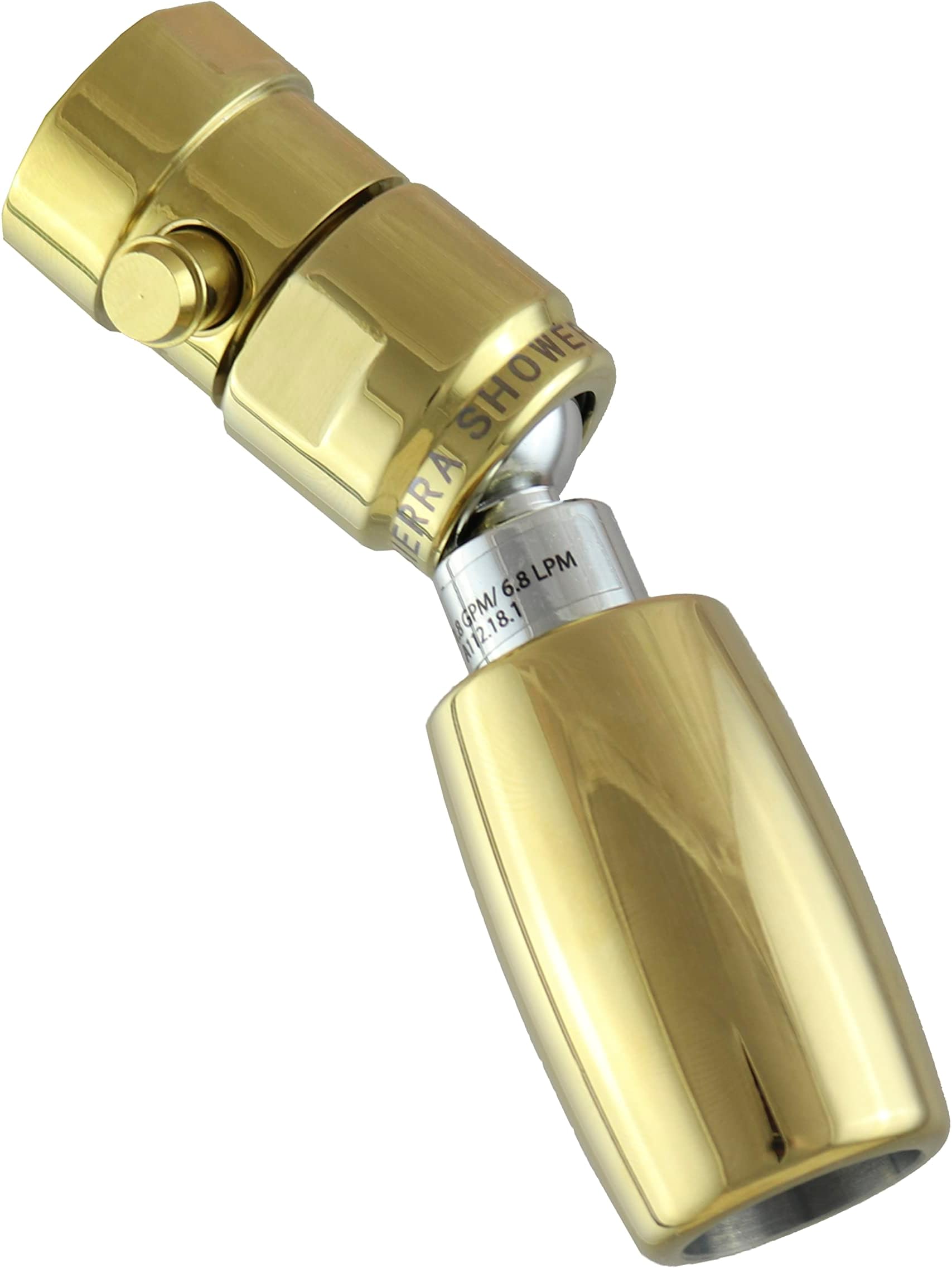 High Sierra's All Metal 1.5 GPM High Efficiency Low Flow Showerhead with Trickle Valve. Available in: Chrome, Brushed Nickel, Oil Rubbed Bronze, Polished Brass, or Matte Black