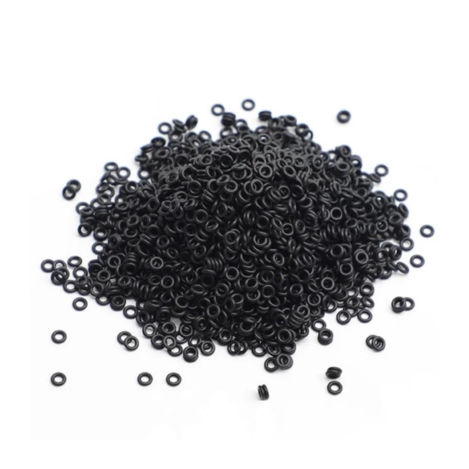 Junta de anillo de sellado resistente al aceite NBR negro, arandela de junta tórica de caucho de nitrilo butadieno a prueba de agua CS 1/1, 5/2/3mm, OD 3mm ~ 35mm, 50 Uds.,Material Confiable(CS 1.5mm