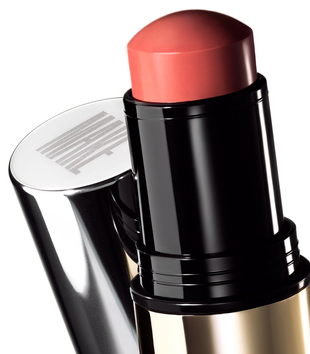 MAKE Beauty Heat Stroke Cream Blush Stick for Cheeks with Natural Hydrating Dewy Finish. Creamy Gel Blush Balm - Shade Bask, Coral Pink Cheek Tint - Image 4