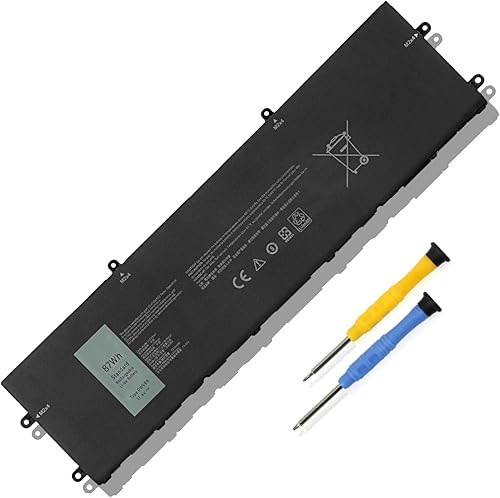 MULS DWVRR - Batería compatible con Dell Alienware X15 R1 R2 X17 R1 R2 Series