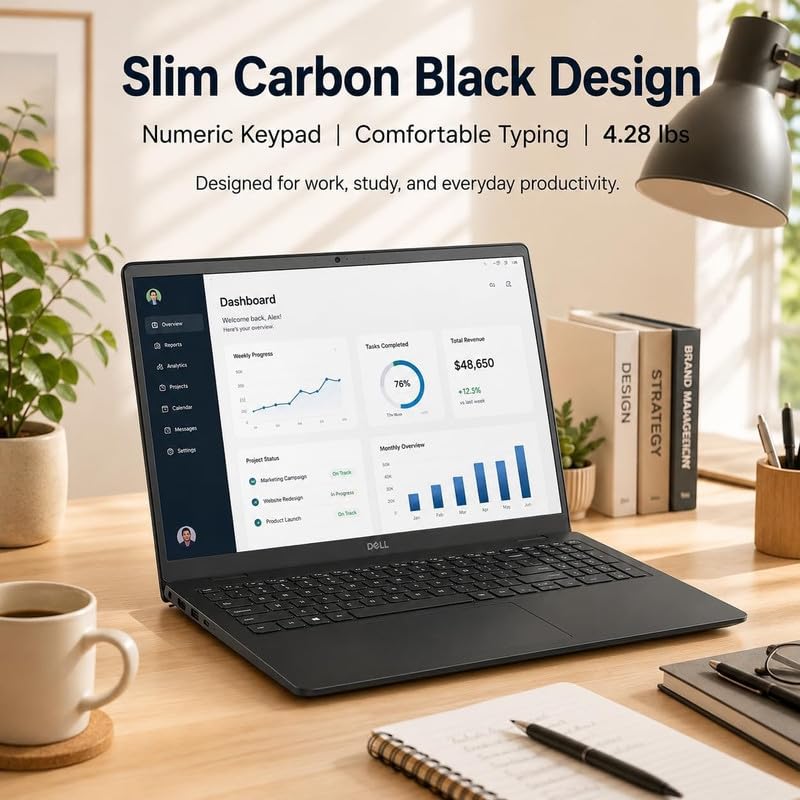 Image of Dell 15 DC15250 Touchscreen Laptop, Core i7-1355U, 24GB DDR5, 512GB SSD