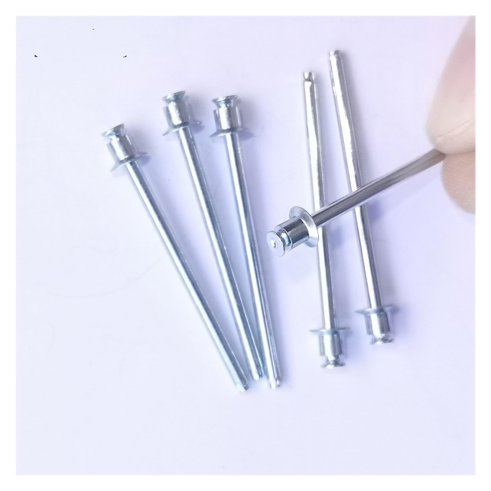 rivets à enfoncer, Circuit Imprimé En Acier Au Carbone À Double Tête Fraisée, 100 Rivets Aveugles 2.4mm,3.0mm,.2mm