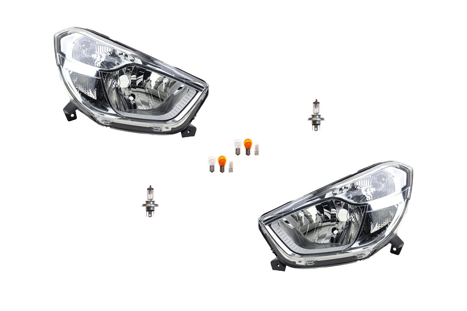 Johns, Compatible avec les phares Dacia Dokker 11/12 m. Set d'ampoules gauche et droite