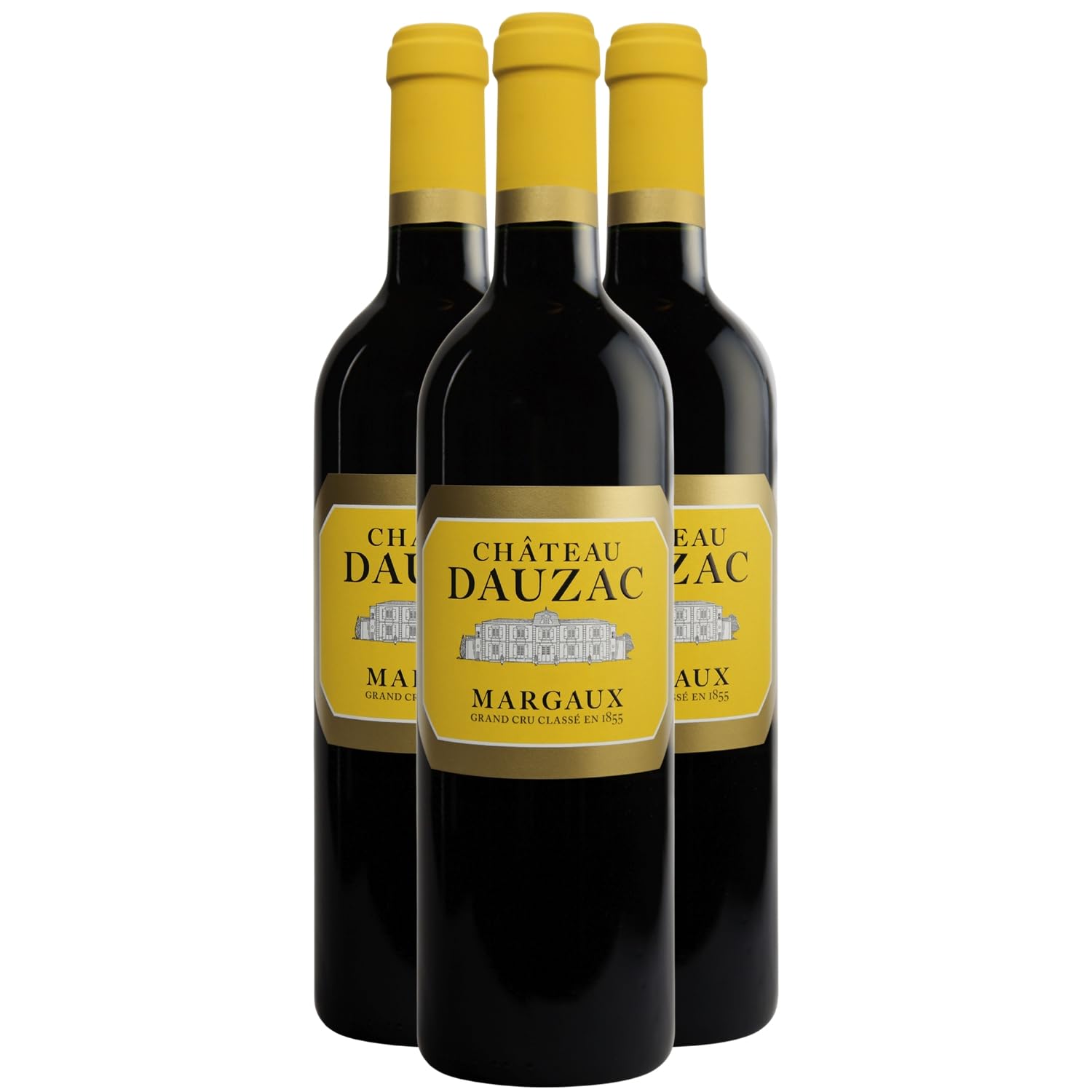 Château Dauzac Margaux - Rouge 2022 - Vin Rouge de Bordeaux (3x75cl)