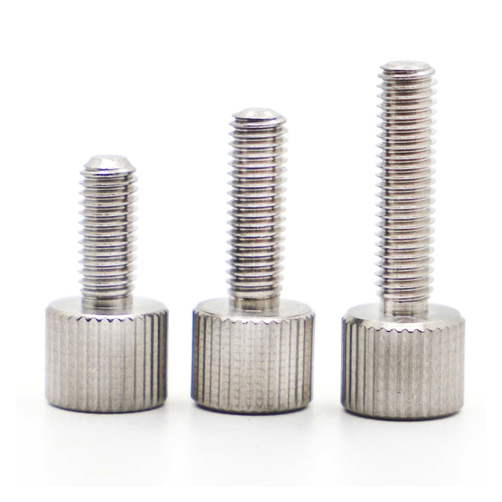 Viti di bloccaggio, M2 .5 M3 M4 M5 M6 Viti a testa zigrinata 304 di regolazione manuale a tipo liscio(12mm,M2.5 5pcs)
