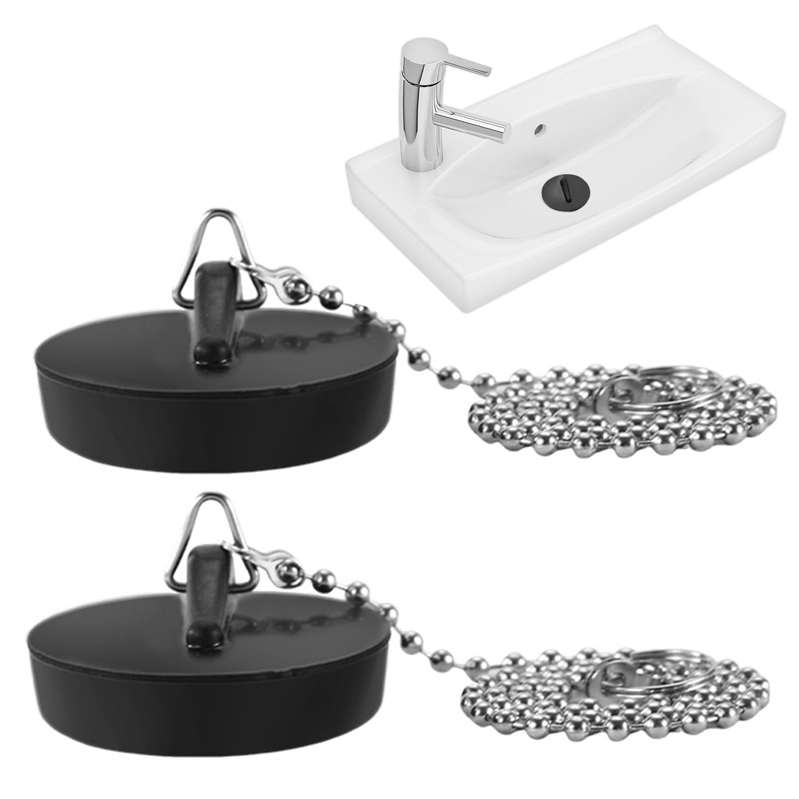 Gootsteen Zeef Afvoerstop voor de Keuken 84 mm - Korfplug - Afvoerplug
