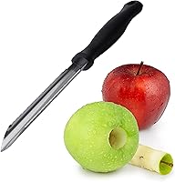 Better Houseware Stainless Steel Vegetable Corer for Zucchini, Cucumbers, Apples, Jalapeños - Easy Seed Removal & Slicing Tool