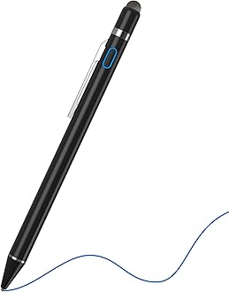 Stylus Pens for Touch Screens, NTHJOYS Universal Fine Point Stylus for iPad, iPhone, iOS/Android Smart Phone and Other Tablets, Active Stylus Stylist Pen Pencil for Precise Writing/Drawing