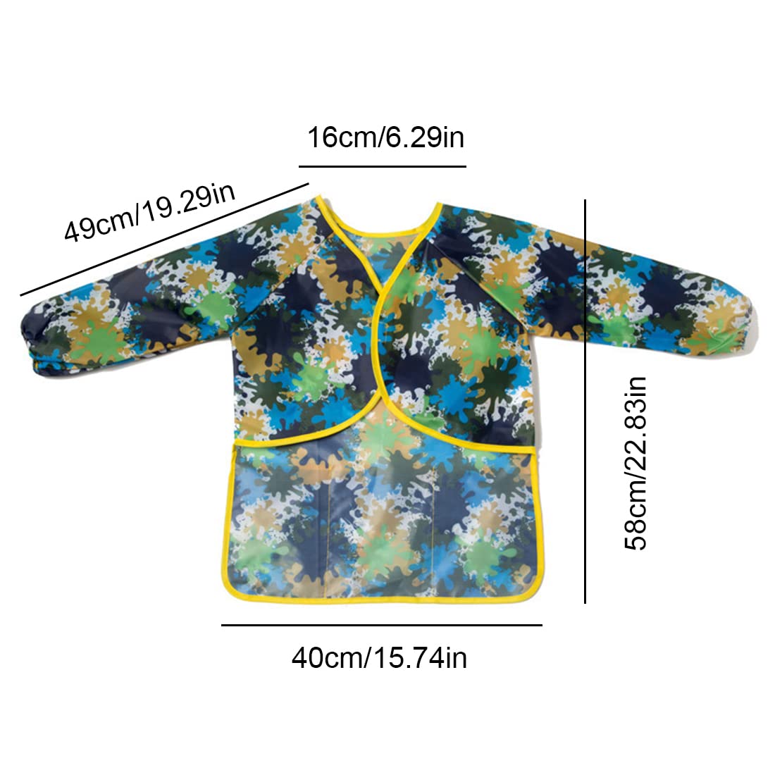 Blouse Peinture Enfant 8-12 Ans, Tablier Peinture Enfant, Tablier Blouse De Peinture Enfant