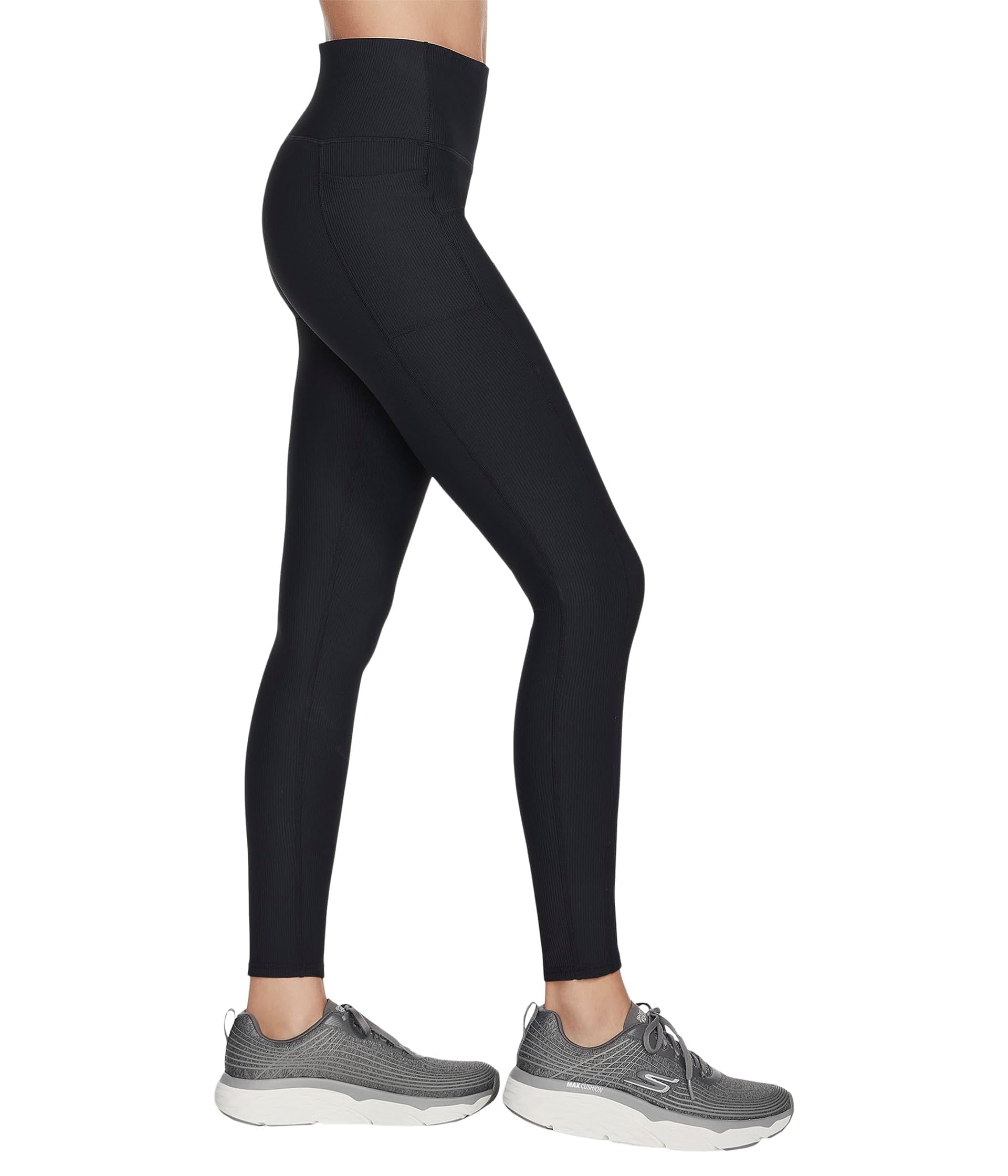 Skechers Goflex Rib FL HW Legging Pantalones Deportivos Mujer