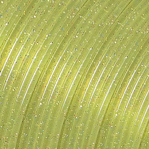 Image of iSANMATE 3D Printer Filament, Transparent Glitter Yellow PLA, 1.75mm, 1KG /2.2lb