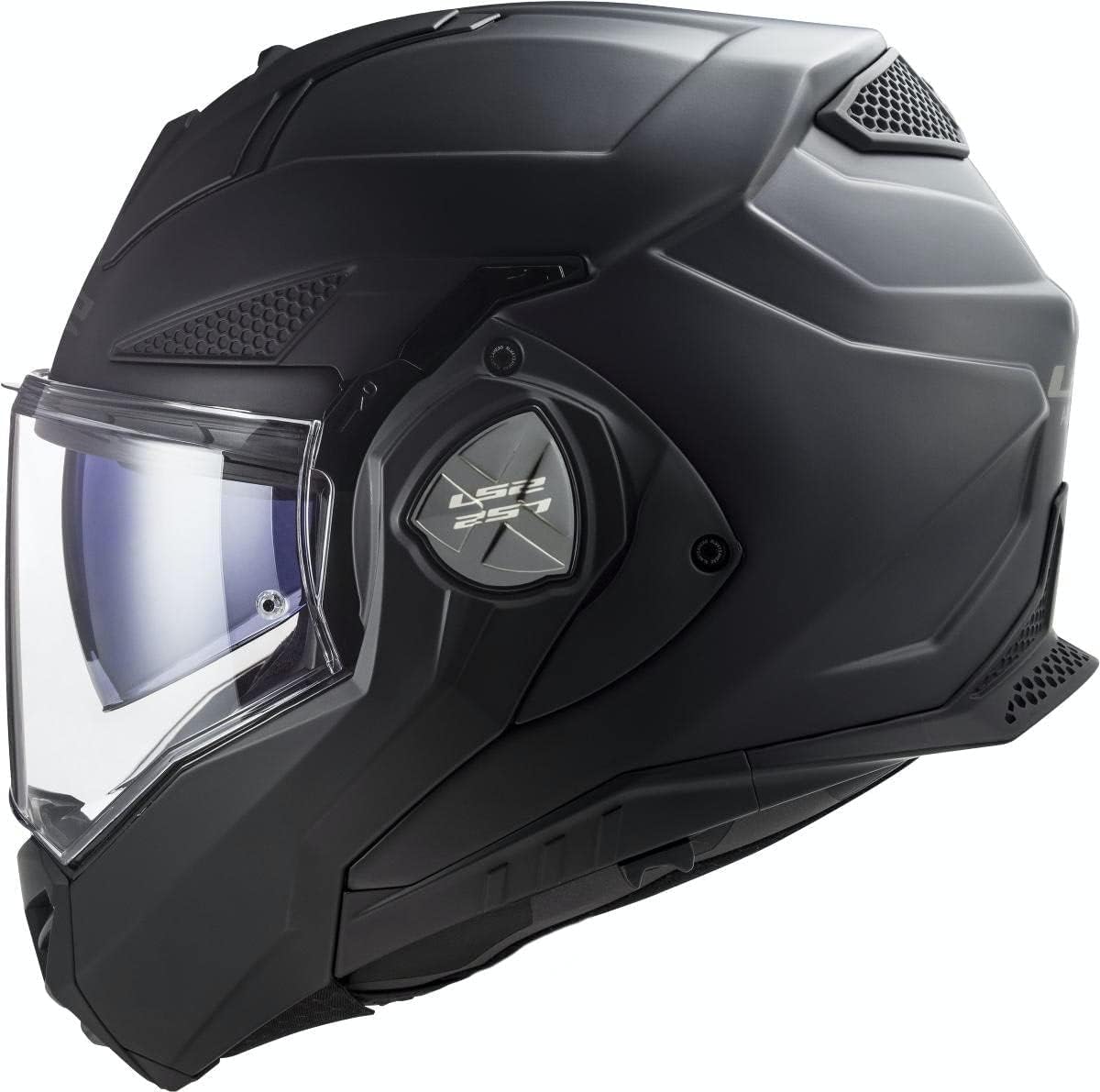 LS2, Casco Modular Moto ADVANT X Solid Mat Black, M