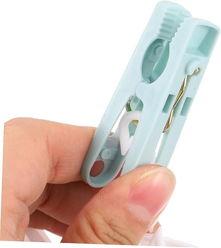 Miniatura 3 de 3 piezas de tendedero antideslizante con clip resistente colgador de clip resistente impermeable percha para pantalones estante portátil guantes