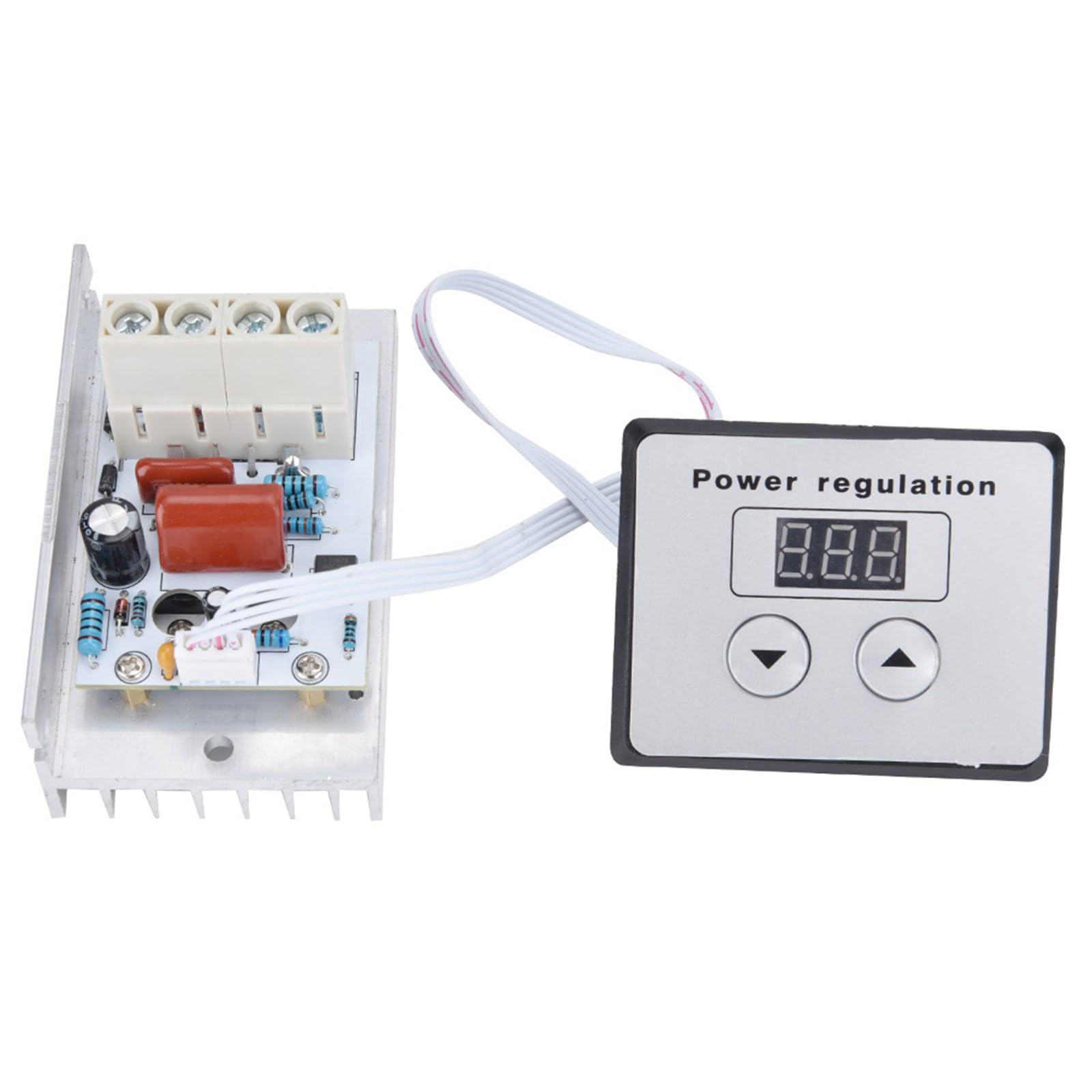 1 Set Portable 10000W SCR Voltages Regulator AC220V 80A Power Regulation for Motor Speed and Heat Control Applications SCR Voltages Regulator