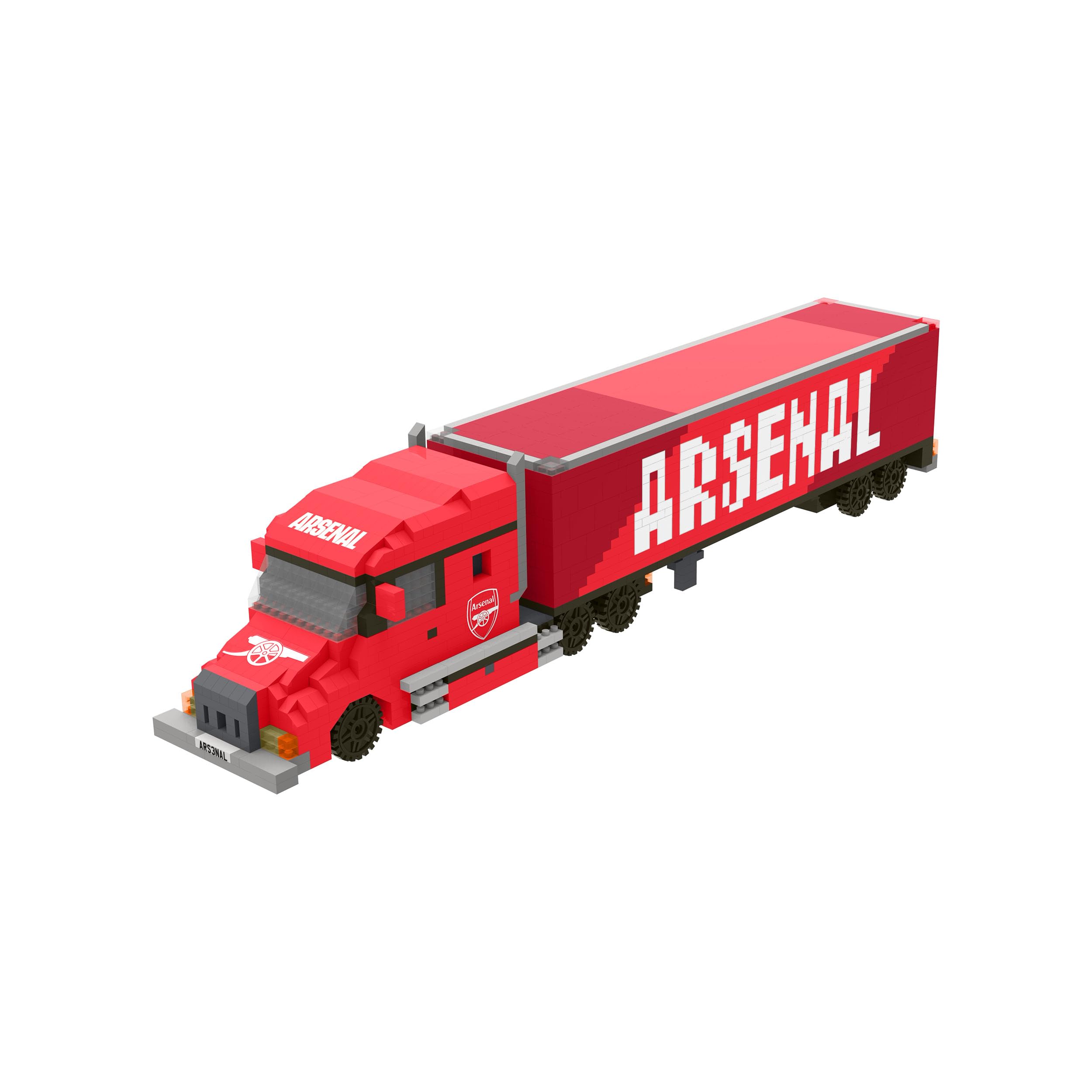 FOCO Officially Licensed Arsenal FC BRXLZ Lorry 3D Bricks Construction Toy Model