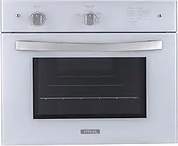 Forno à Gás de Embutir Stelar 46 litros Topázio Branco 220v