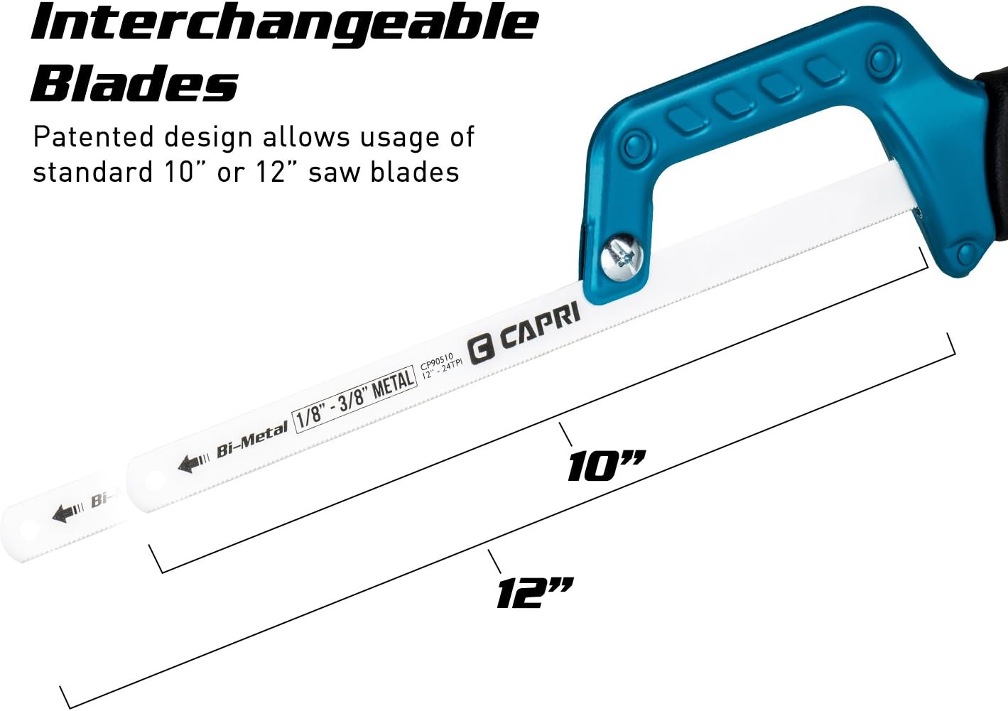 Capri Tools 20105 12" Mini Hacksaw