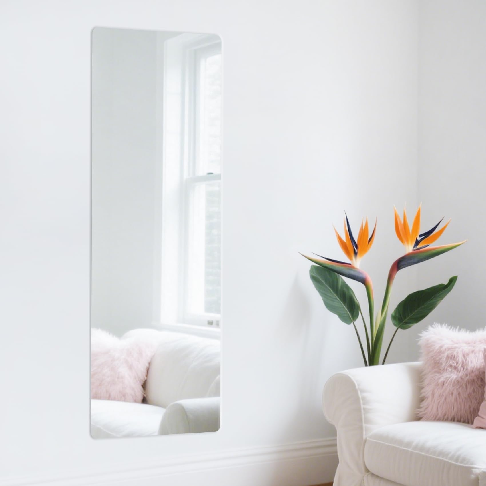 Amazon.co.jp: ANDWINT 姿見鏡 割れない鏡 貼る鏡 サイズ