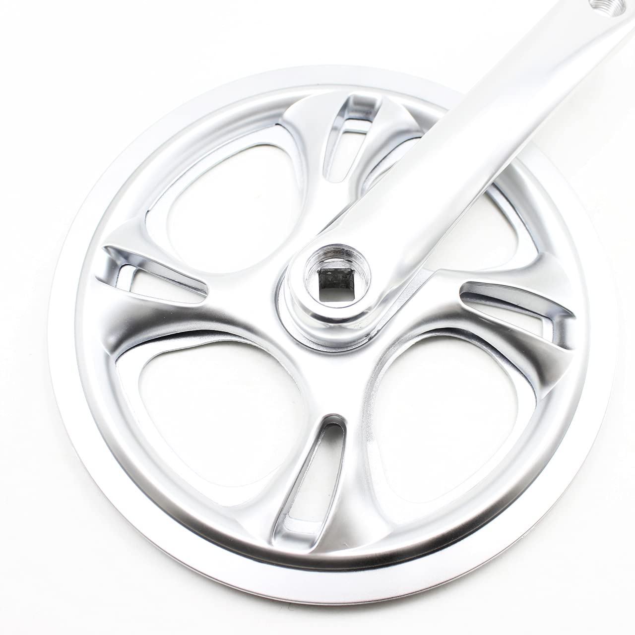 Guarnitura Bici 48T Bici elettrica CrankSet 152mm Ruota dentata a Ruota dentata Plate Pieghevole Pieghevole Bicicletta Elettrica Bicycle Gear Plate Set Guarnitura MTB