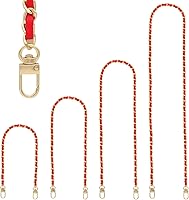 Vista 11 de Correa de cadena para bolso, 4 piezas de diferentes tamaños, correas de cadena para bolso, correas de cadena de metal para bricolaje de bolso