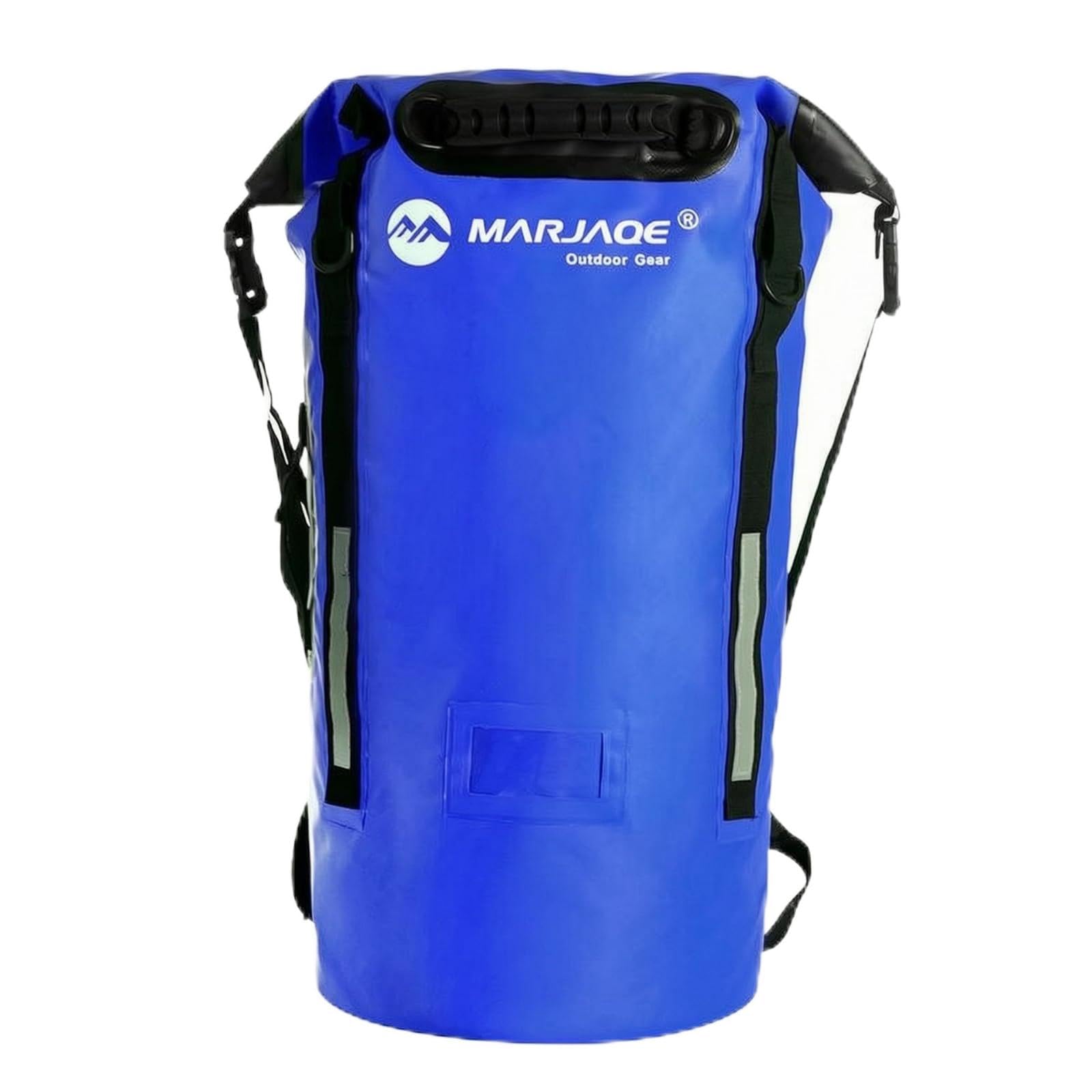 Zaino Impermeabile Zaino Stagno Borsa a Tenuta Stagna Sacca Cilindrica con in PVC a Maglia con Dettagli Riflettenti E di Carico Adatto per Trekking, Array, Blu, 40L