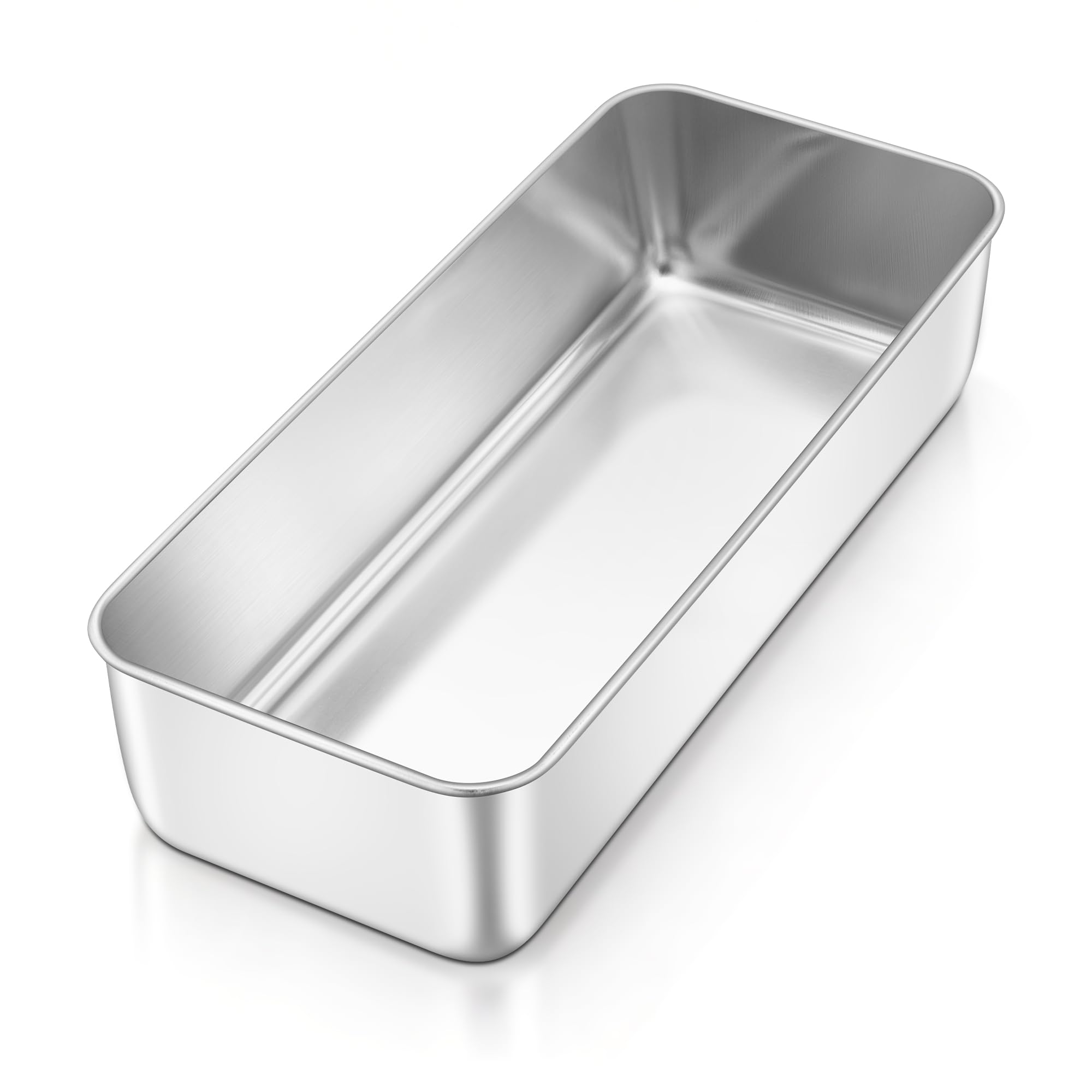 Joyfair 3lb Stainless Steel Large Baking Loaf Tin Pan, 31 x 13 x 7.5 cm