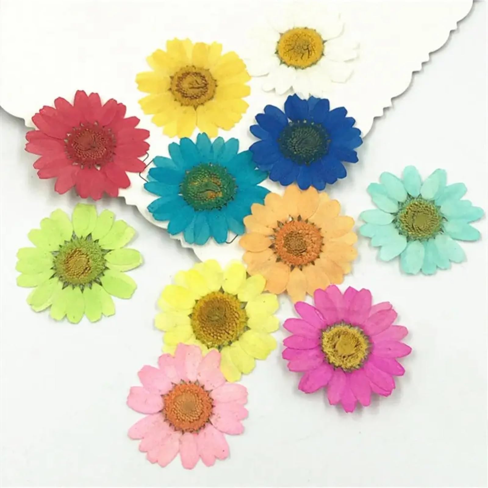 Fiori secchi pressati, Fiori pressati secchi resina epossidica fai da te 36 pezzi fiori naturali pressati secchi decorazione del telefono artigianale for unghie petali secchi naturali(Yellow)