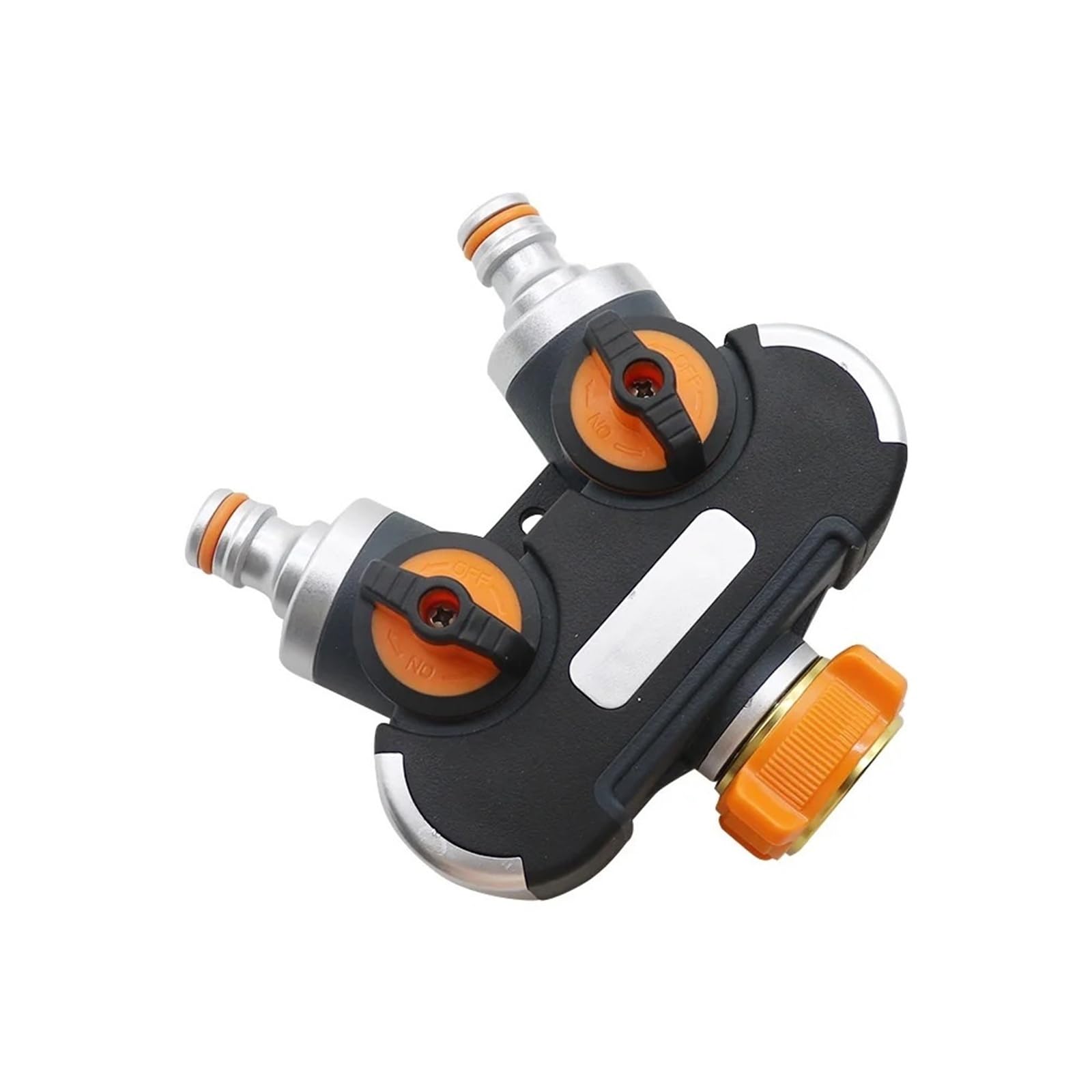 Robinet d'arrosage 2 voies pour doubler votre sortie d'eau de jardin filetée 3/4