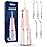 Onlyone Water Dental Flosser Pick for Teeth, 300ML Portable Oral Irrigator, Rechargeable Travel Irrigation Cleaner, Professional Electric Flossing Machine Birthday Gifts for Women,Mom,Girlfriend Pink
