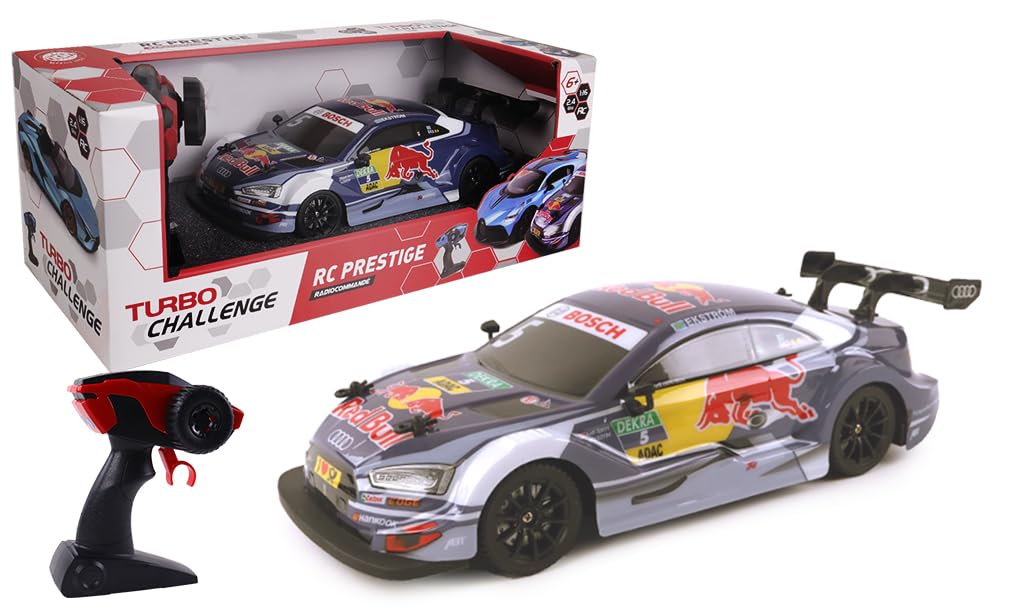 TURBO CHALLENGE - Audi Red Bull Racing - RC Prestige - 096016 - Samochód zdalnie sterowany - Niebieski - 1/16 - Baterie nie są dołączone - Plastik - Od 6 lat