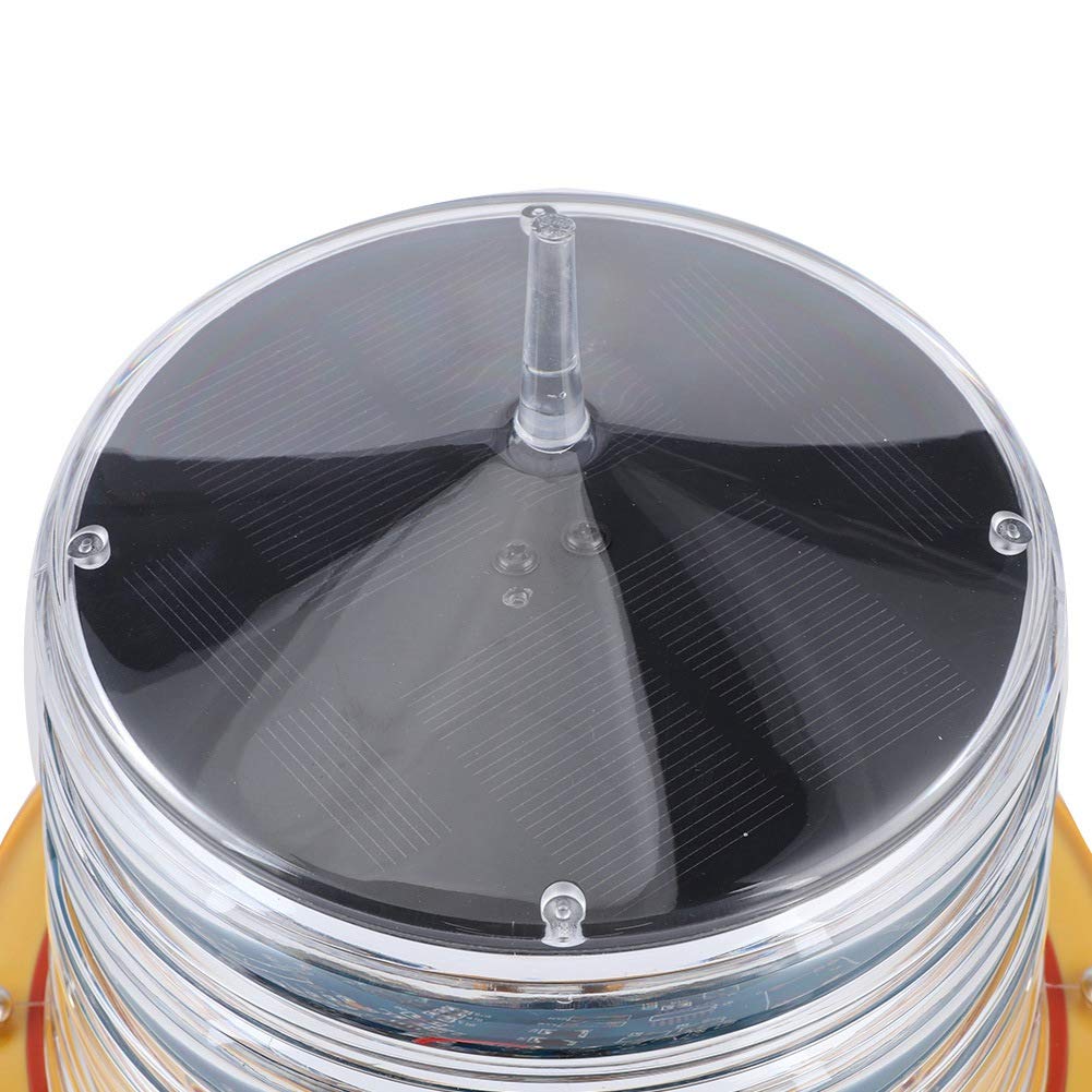Faro di sicurezza per barca alimentato a energia solare IP68, luce galleggiante lampeggiante a 20 LED con 256 perle di lampada, luce marina impermeabile per la navigazione delle na