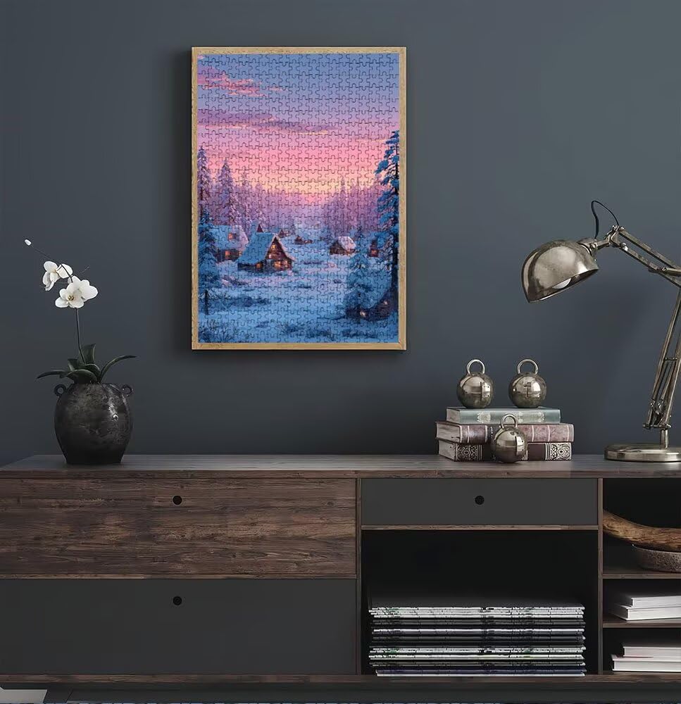 Puzzle 4000 Pezzi, Jigsaw Puzzle per Adulti, Casa Neve BLQSBGA6-499 | Puzzle Classici, Impossibile Difficile Sfidanti Puzzles, Puzzle Decorativo per La Famiglia, Come Regalo e Decorazione Pareti
