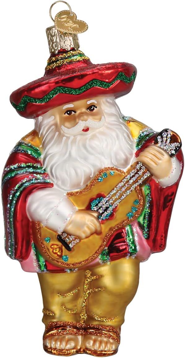 Old World Christmas Papa Noel Glass Blown Ornament for Christmas Tree