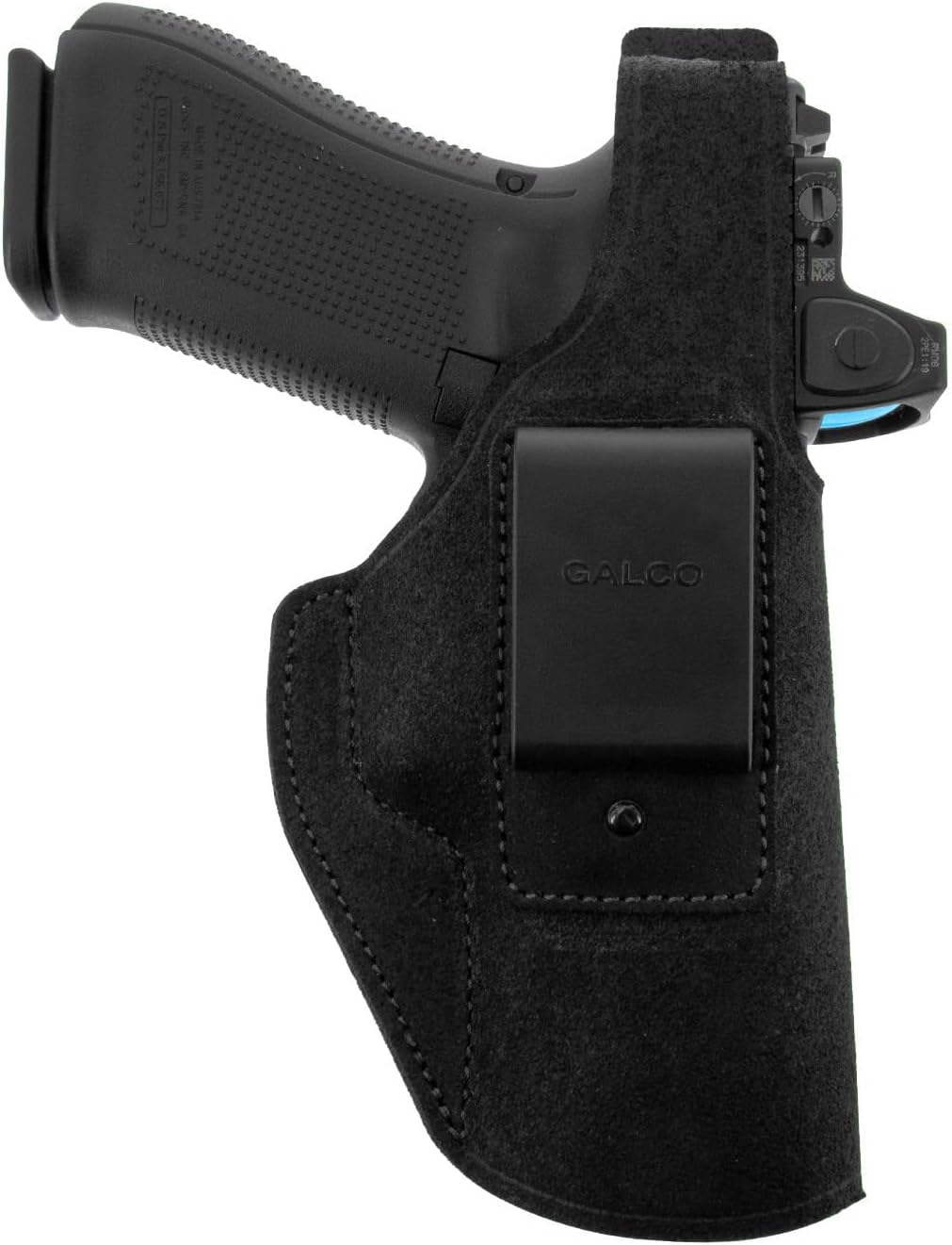 Galco Waistband IWB Belt Holster Compatible with Smith & Wesson M&P Shield/M&P Shield Plus and Ruger Max-9 3.2" - Premium Steerhide, Fits Belts up to 1 3/4"