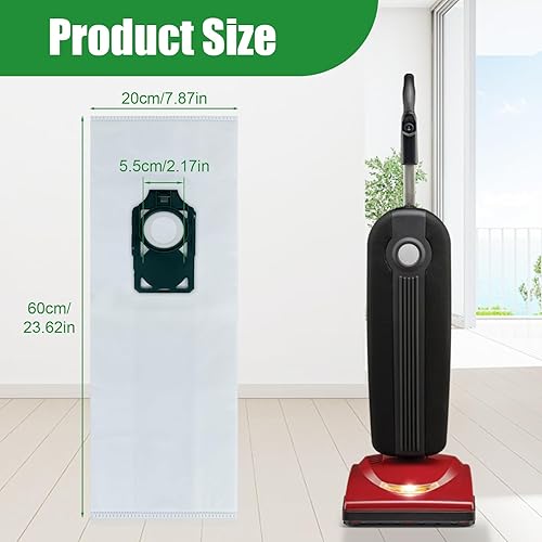 Miniatura 2 de Paquete de 12 bolsas de repuesto HEPA RLH-6 para aspiradoras verticales Riccar SupraLite R10S R10D R10O R10SAND Simplicity Freedom R10S R10D S10P