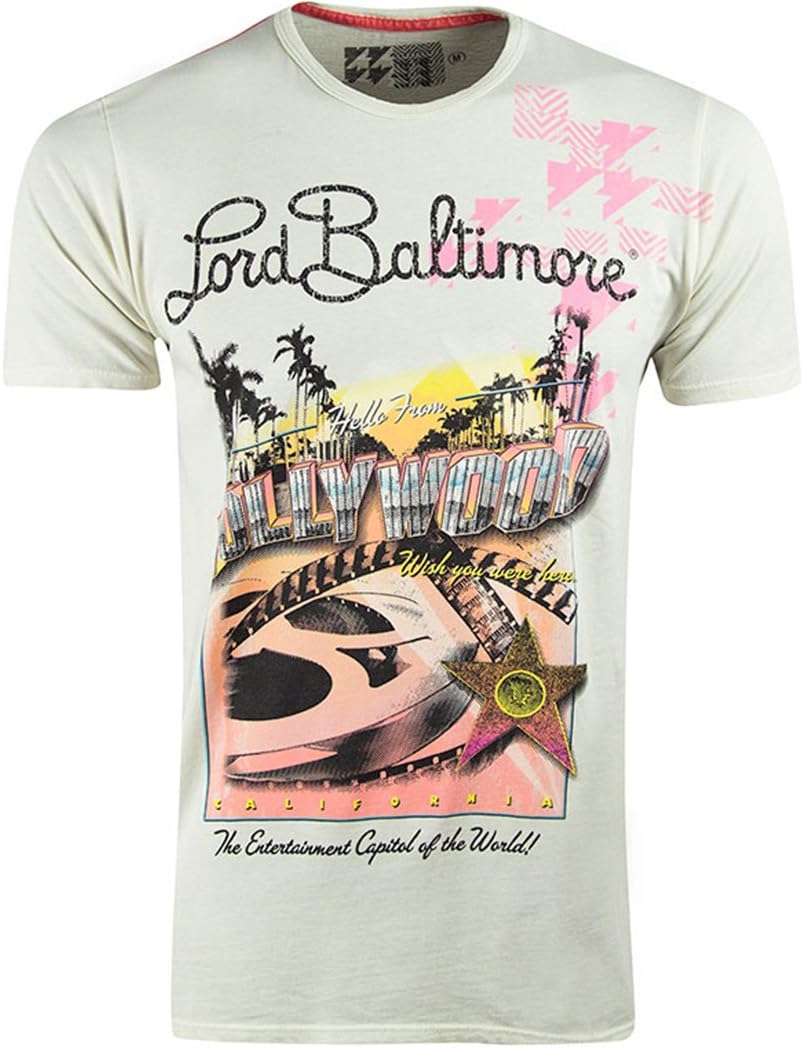 Lord Baltimore ''Hollywood' Graphic Fashion T-Shirt