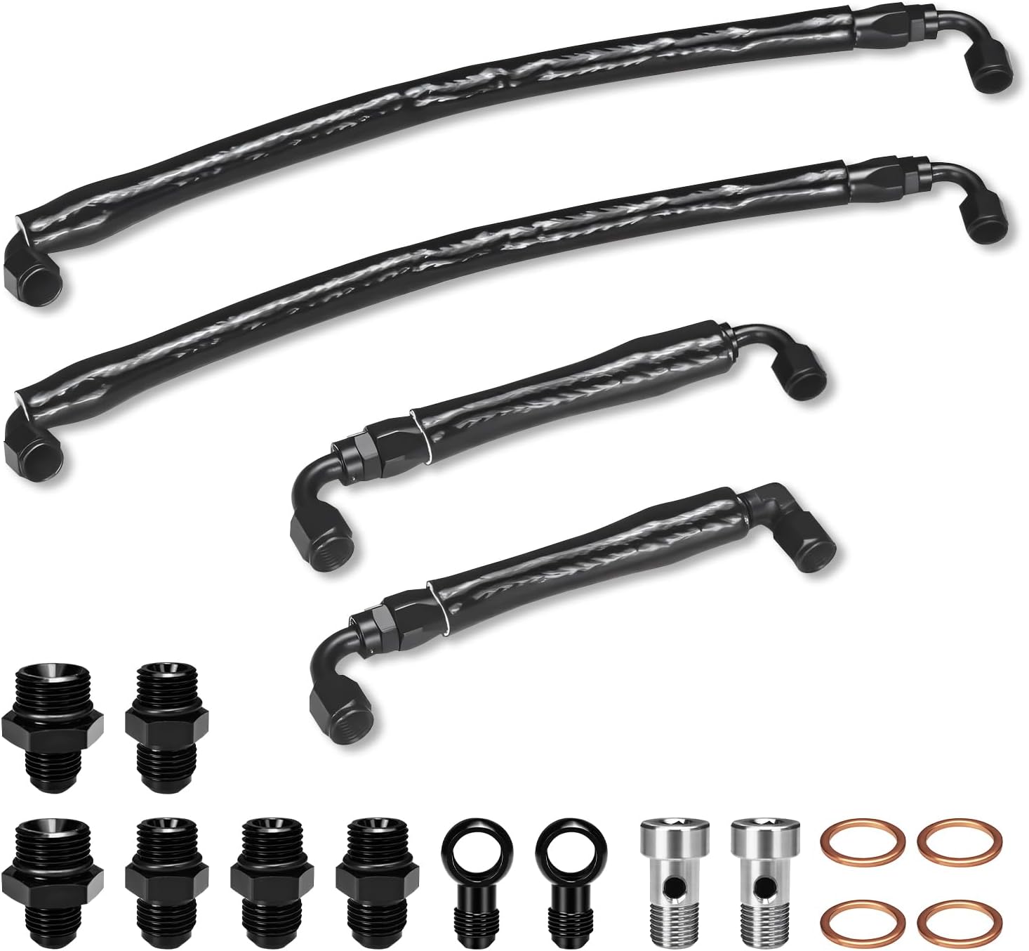 Replacement Turbocharger Coolant Line Kit Compatible for 2011-2016 Ford F-150 3.5L EcoBoost