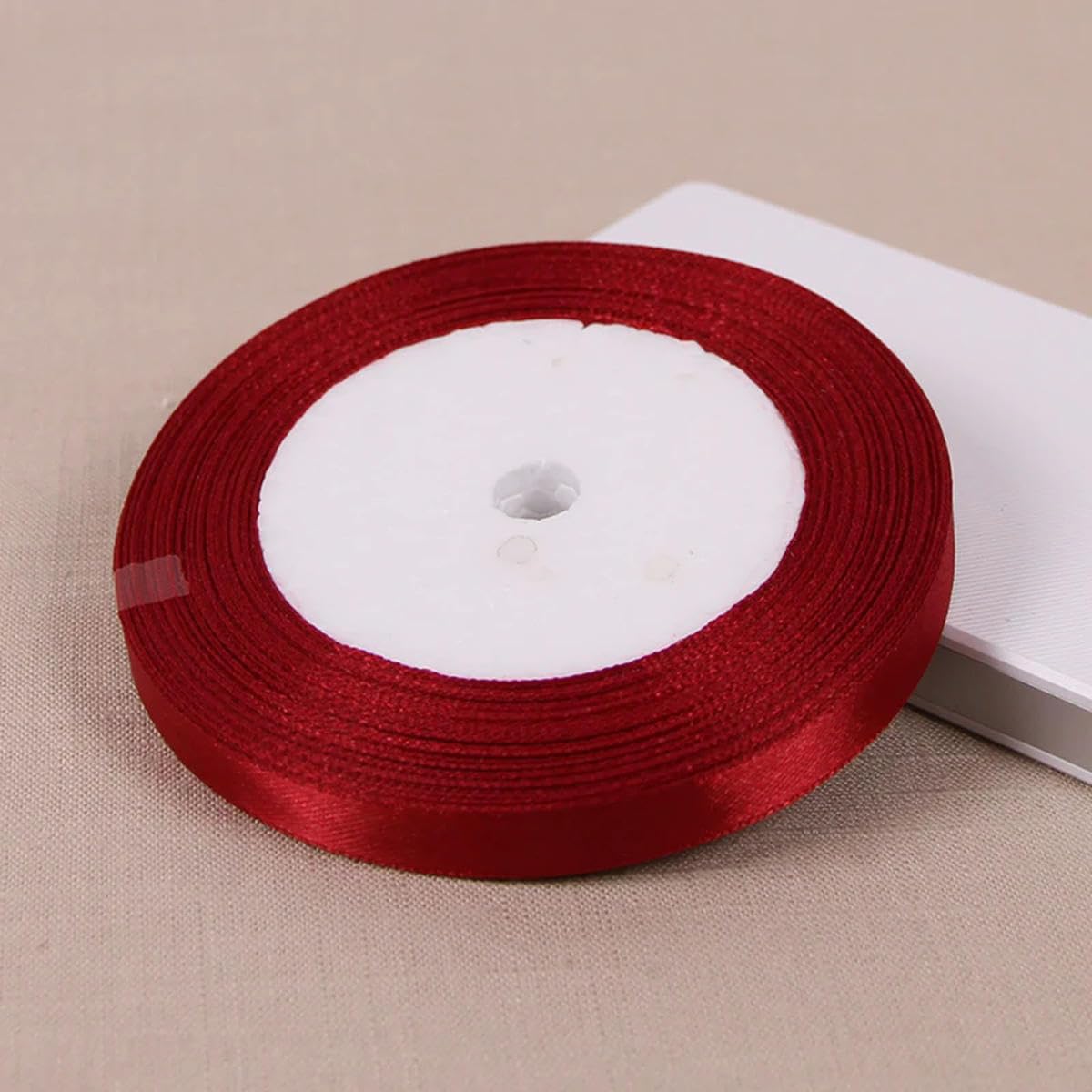 CIVIOOH 25 yards/roll Single Face Satin Ribbon Gift Wrapping Apparel Sewing Fabric Ribbons