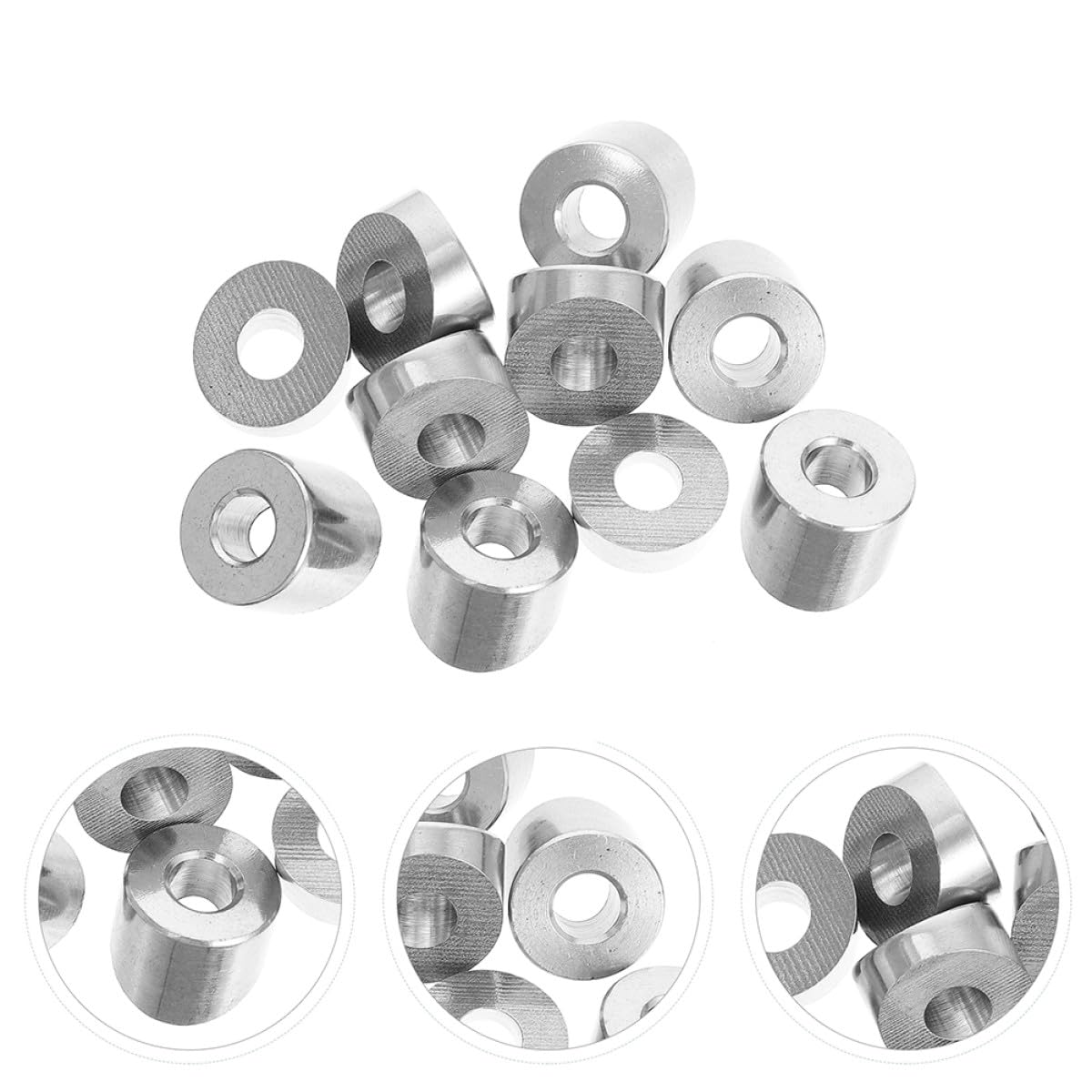 Alipis 10 Pcs Stainless Steel Wire Angle Beveled Washers 30-Degree Cable Railing Hardware for Deck Post Connections