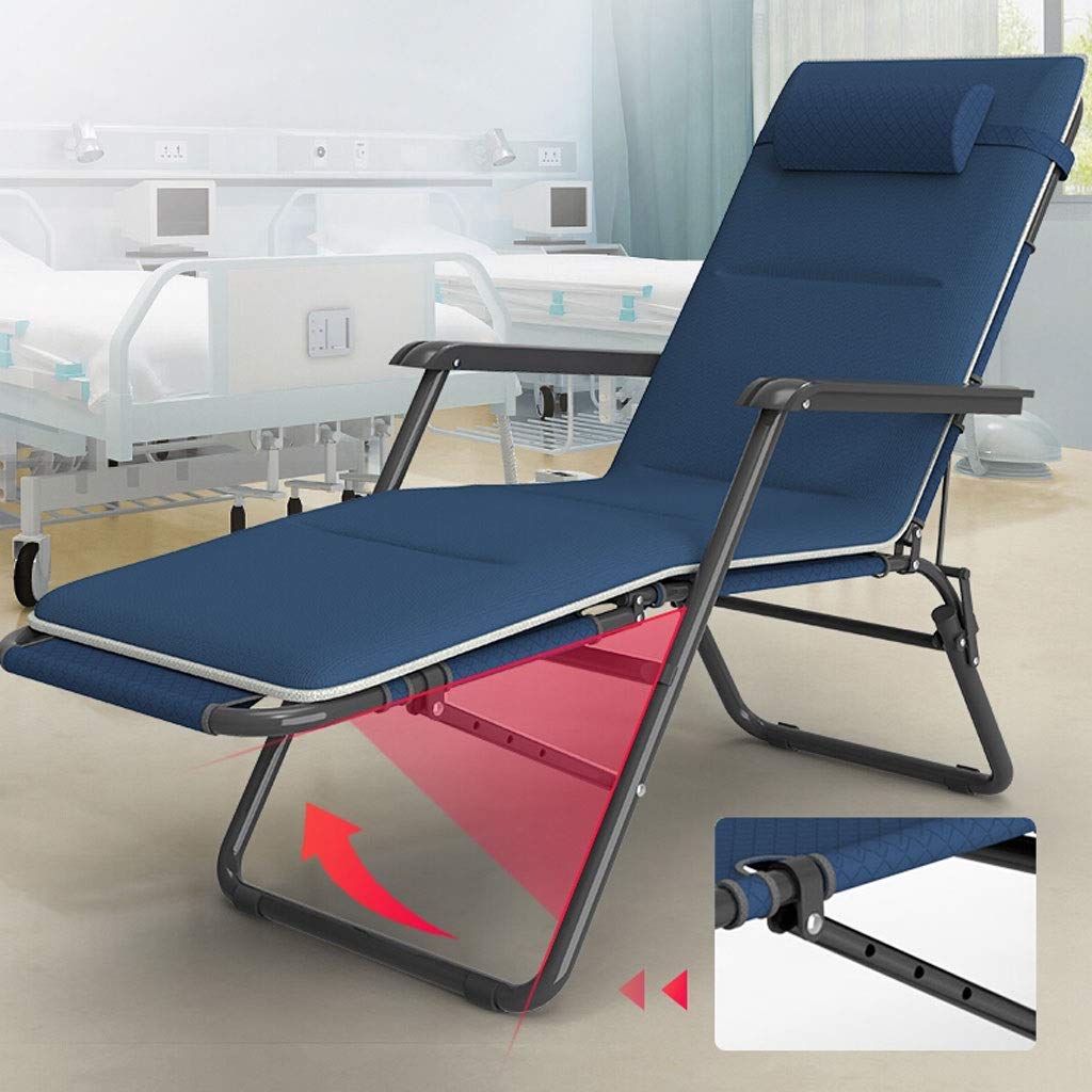 Chaise longue de jardin sans gravité inclinable et portable