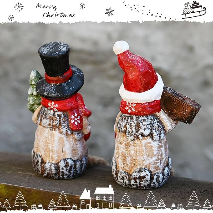 クリスマススノーマン　ラグドール　足ぶらスノーマン置物 クリスマススノーマン ラグドール 足ぶらスノーマン置物