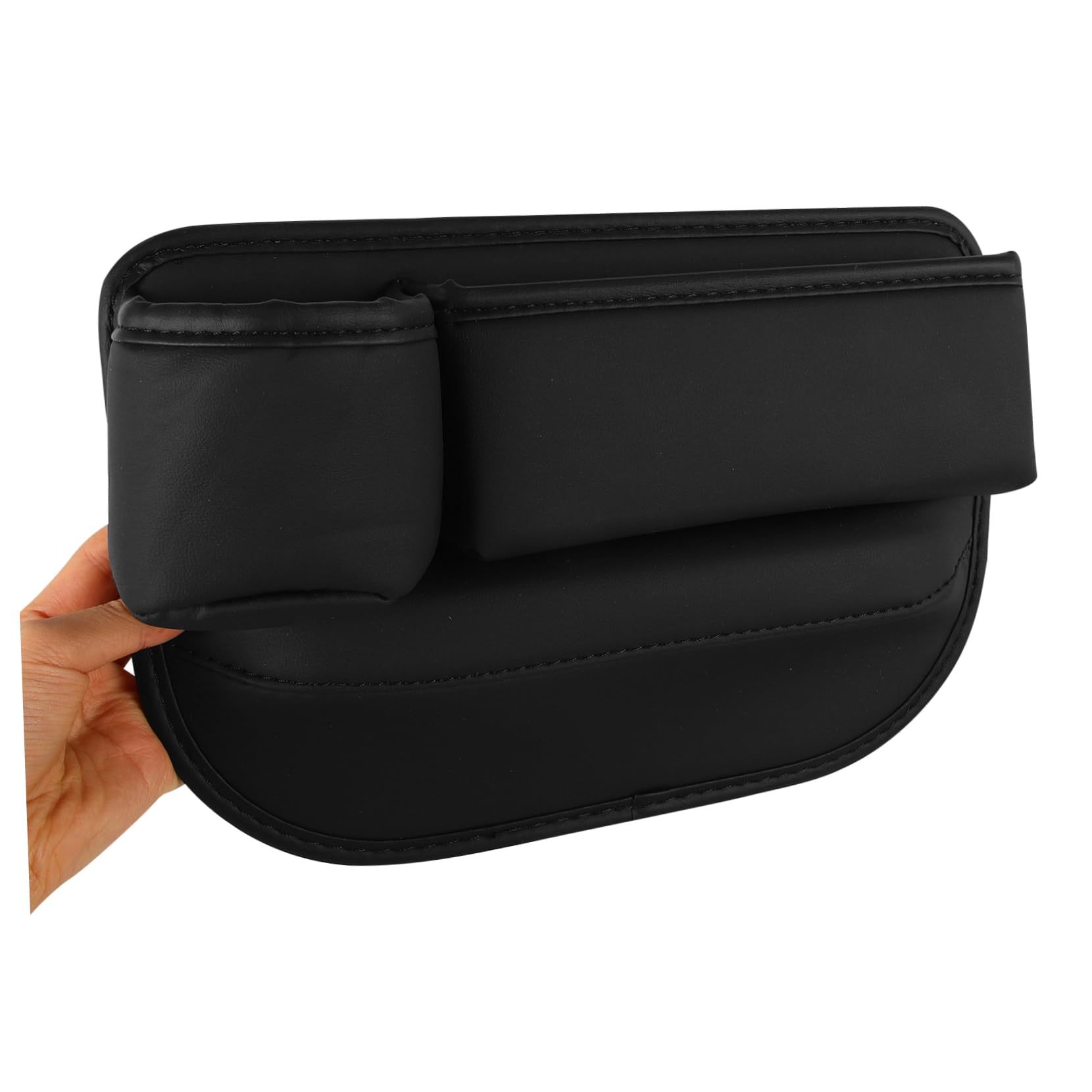 GLEAVI 4piezas Organizador De Asiento De Coche Funda De Almacenamiento Multiusos Caja Para Espacio Entre Asientos y Consola Central Almacenaje Práctico y Conveniente