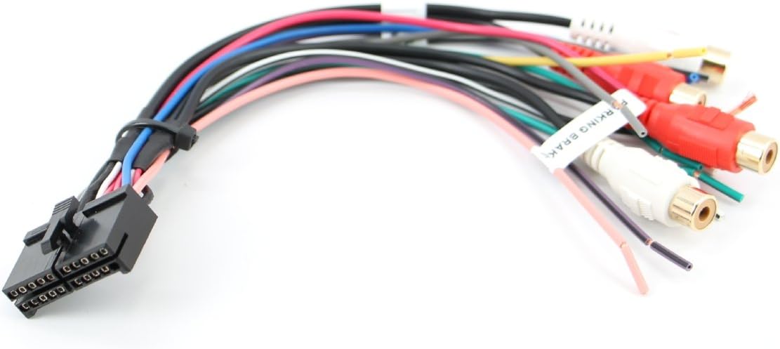 Car Radio Wire Harness Compatible with Jensen CD DVD Navigation in-Dash - XT91028