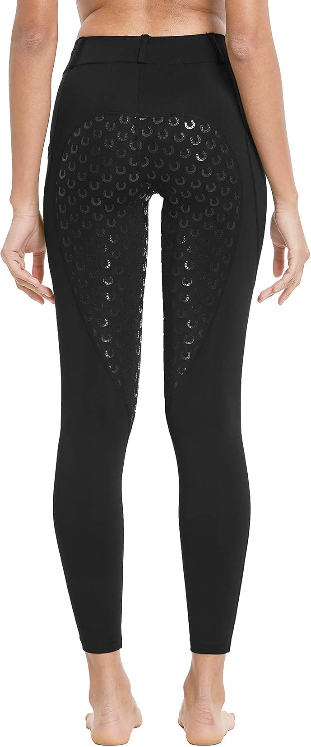 FitsT4 Women's Full Seat Riding Tights Active Silicon Grip Horse Riding Tights Equestrian Breeches : Clothing, Shoes & Jewelry