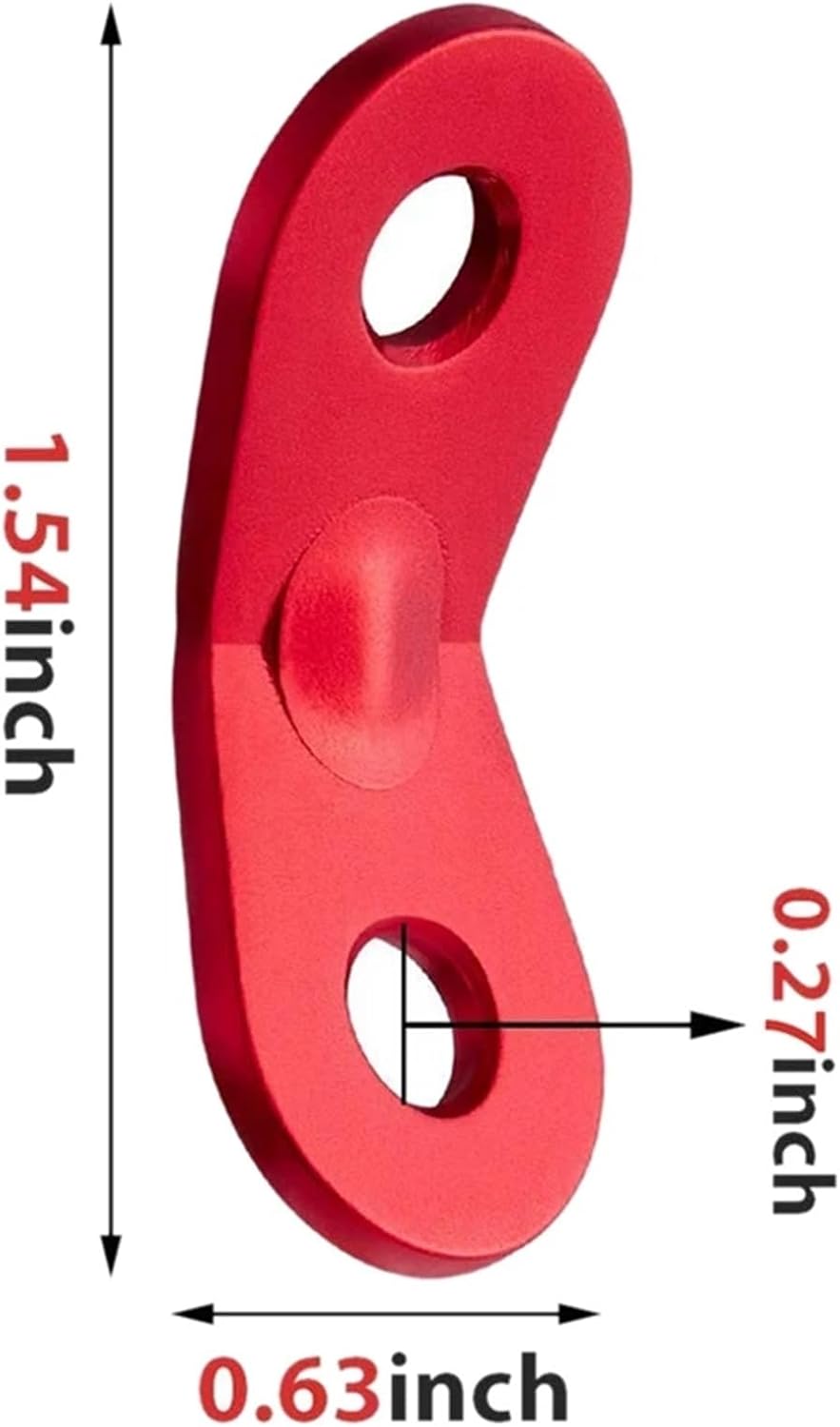 120 Pcs Aluminum Alloy Rope Cord Adjuster,Tent Tensioners Adjusters Red