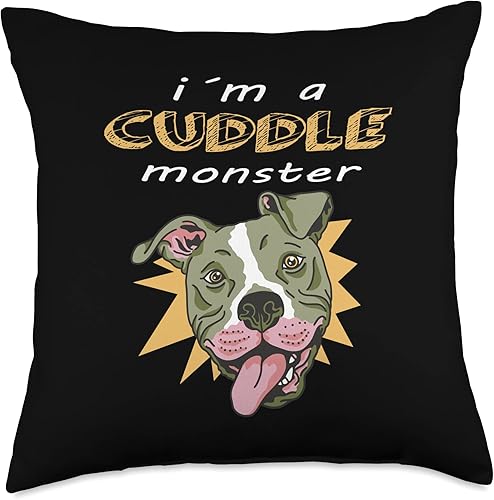 Miniatura 5 de American Bully Love Dog Owner I Love My Dog, American Bully and Pitbull - Almohada de 16 x 16 pulgadas, multicolor