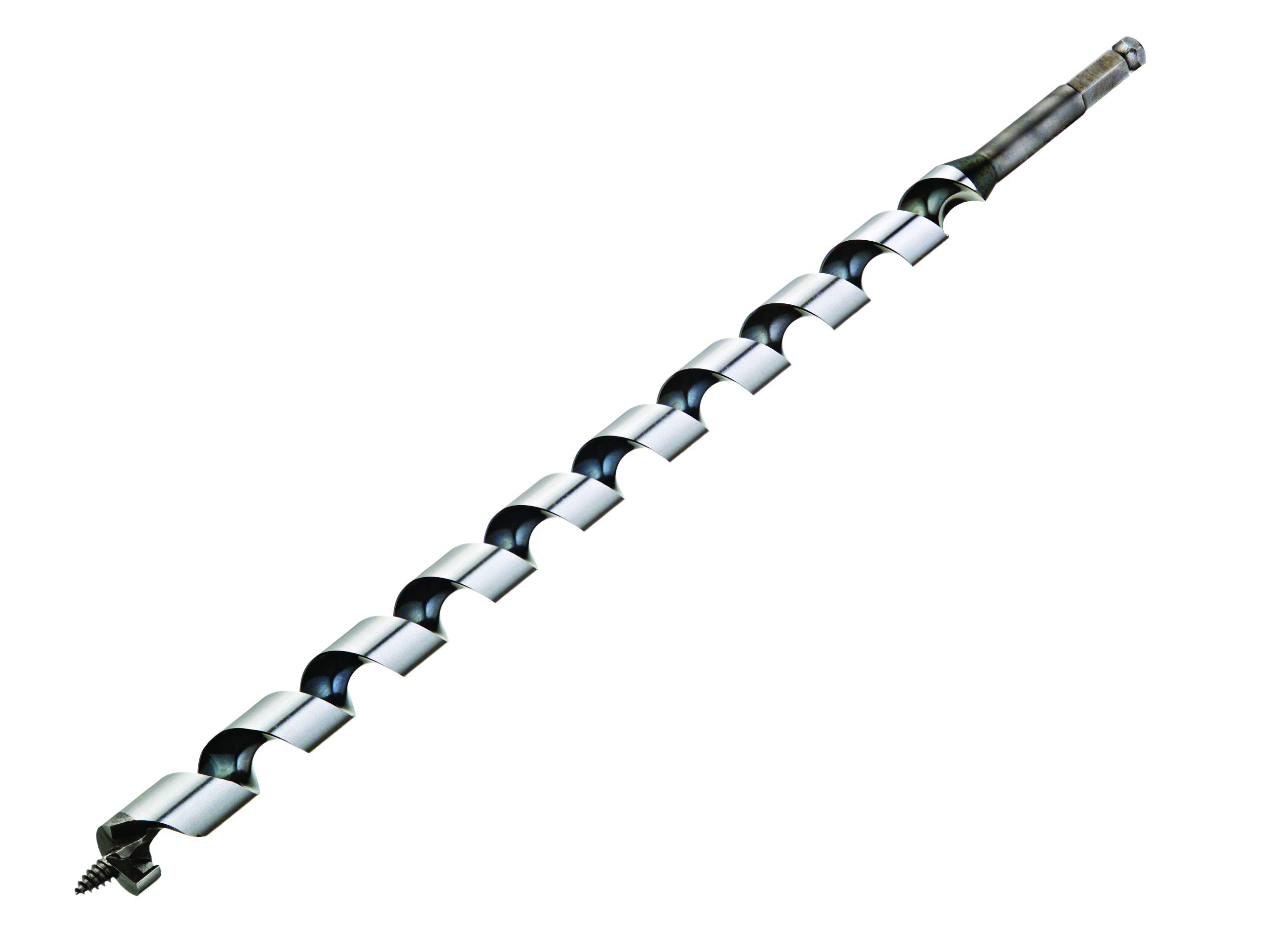 IDEAL 35-978 Resi-Master 18" Ship Auger Drill Bit - 1" Diameter, Single-Helix, 7/16" Quick-Change Shank