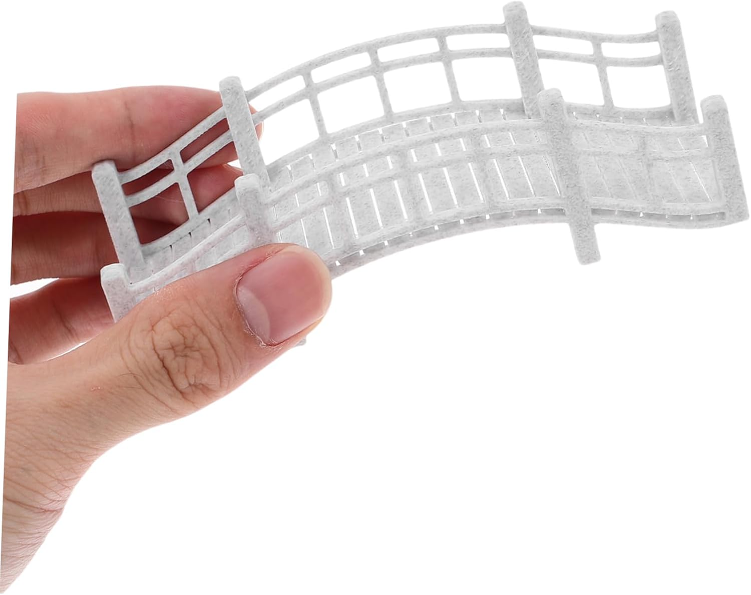 YARNOW Miniature Garden Bridge Xmas Waterproof Pla Desktop Ornament