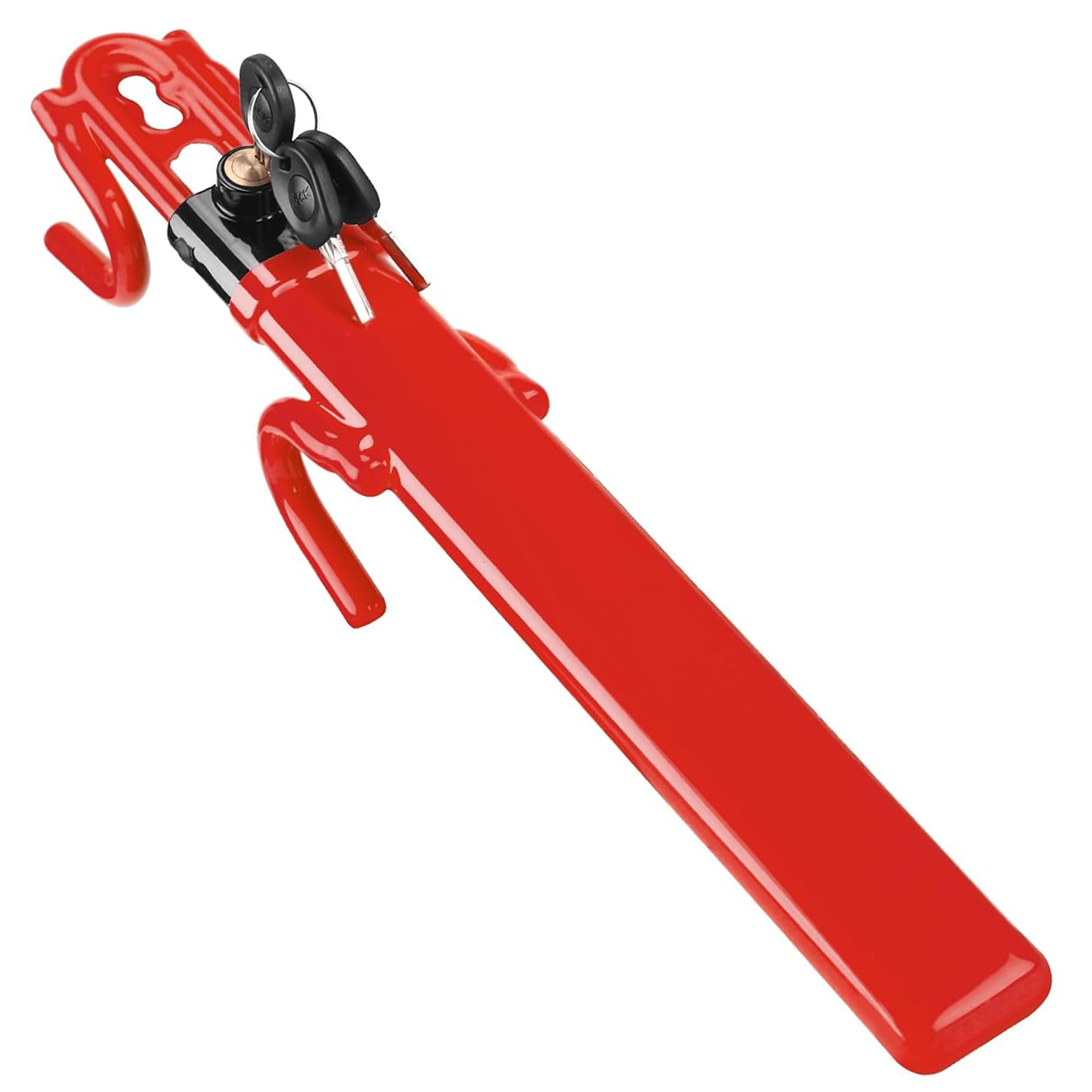 Turnart Steering Wheel Lock Anti-Theft Device Wheel Lock Retractable Car Lock with 3 Keys for Car Security Universal Fit for Auto/SUV/Van/Truck