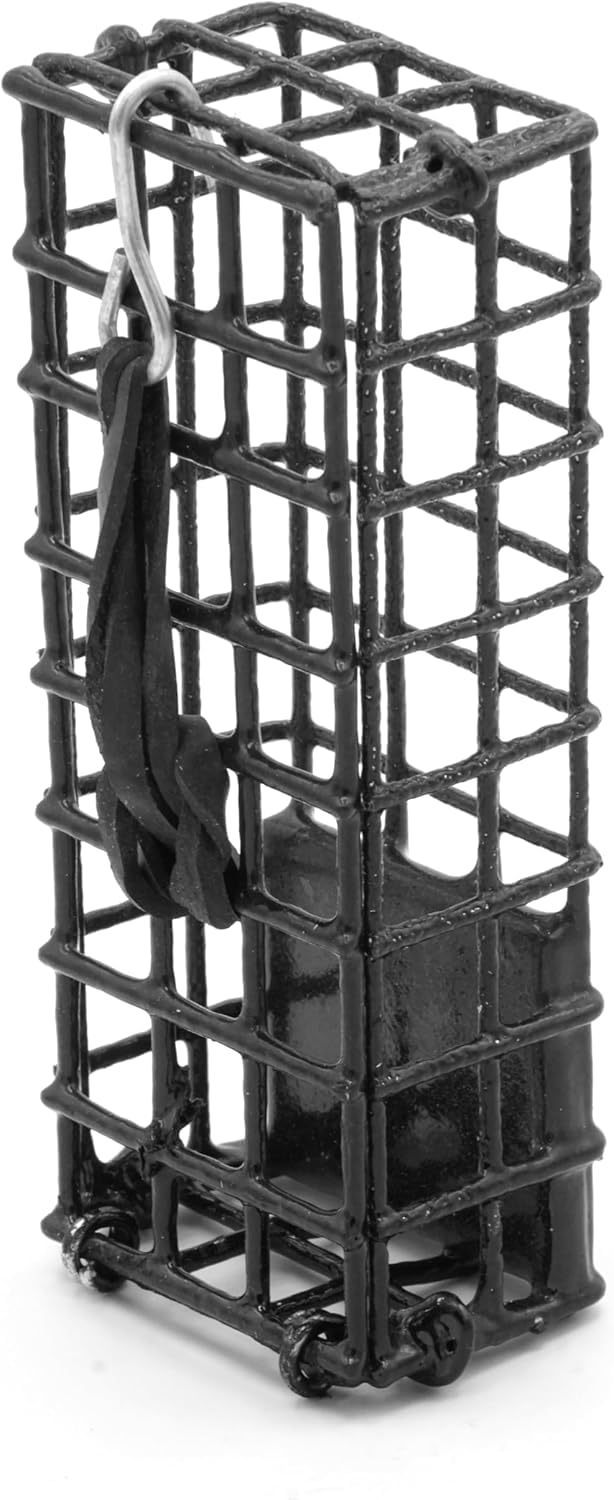 AirFly Bait Cage for Crab Traps, Nets, Rings, Loops - 4”x2”x1”, 5oz, Secure & Durable for Dungeness, Rock & Blue Crabs, Designed in USA